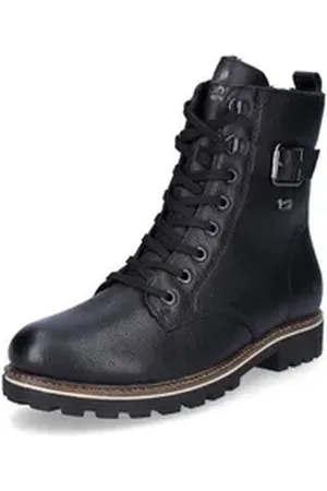 Remonte Damen Leder Schnürboot schwarz Schnürboots schwarz 38 EU