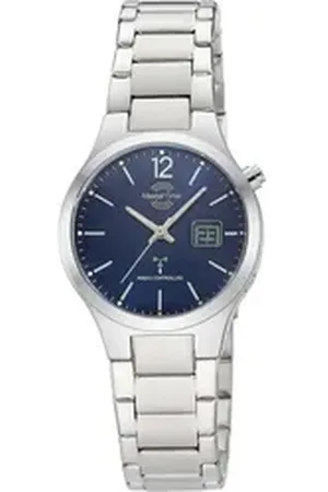 Master Time Funkuhr Lady Line Blau blau
