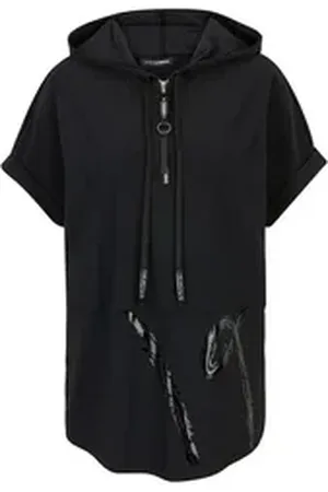 Doris Streich Longshirt (1-tlg) mit Silikon-Wording schwarz 46