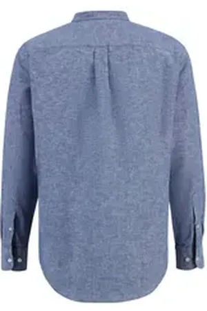 Fynch-Hatton Langarmshirt Cotton Hemp Mix, Stand Up, 1/1 L