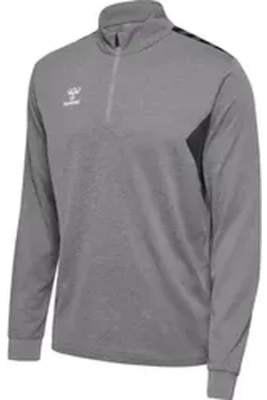 Hummel Trainingsjacke Hmlauthentic Half Zip Sweat grau XXL