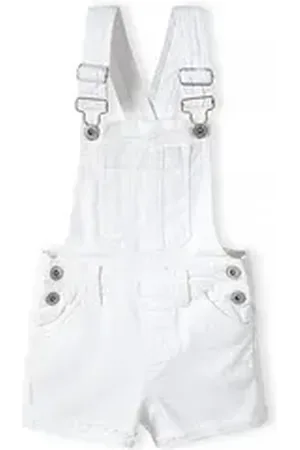 Minoti Jeanslatzhose Latzhose (3y-14y) weiß 116-122cm
