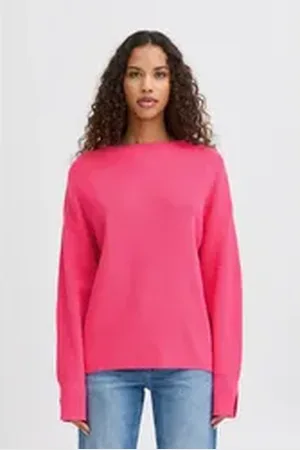 Ichi Rollkragenpullover IHBOSTON LS7 Minimalistischer Pullover rosa XS