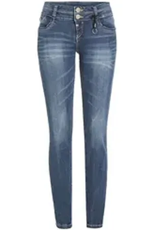 Timezone Slim-fit-Jeans Enya Jeanshose mit Stretch blau 26W / 30L