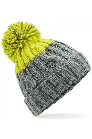 Beechfield ® Bommelmütze Apres Beanie - Luxus Bommel