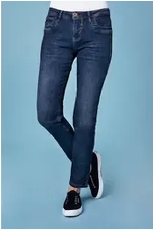 Blue Fire Stretch-Jeans NANCY stone washed 1001.241 blau W26 / L32
