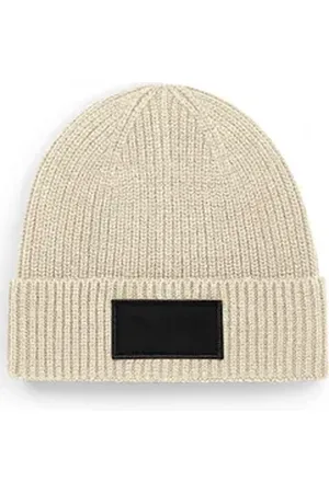 Beechfield ® Outdoorhut Fashion Patch Beanie gerippter Strick