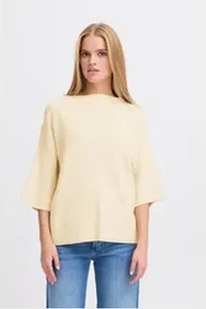 Ichi Rollkragenpullover IHBOSTON MS3 Minimalistischer Pullover beige L