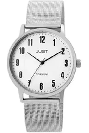 Just Watch Quarzuhr Grevin Titan Herrenuhr mit Edelstahl-Milanaisearmband
