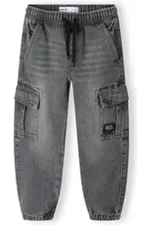 Minoti Cargojeans Cargohosen aus Jeans (9m-8y) grau 116-122cm