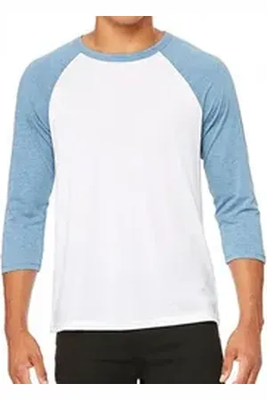 Bella + Canvas Bella + Canvas Langarmshirt Herren 3 / 4 Sleeve Baseball T-Shirt XL