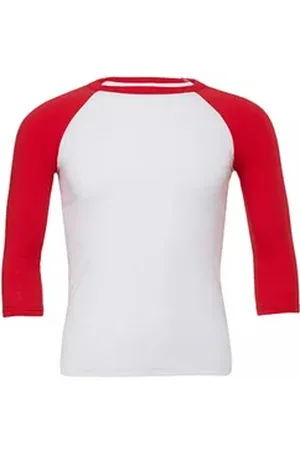 Bella + Canvas Bella + Canvas Langarmshirt Herren 3 / 4 Sleeve Baseball T-Shirt XL