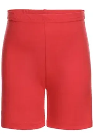 Ladeheid Leggings Mädchen Kurze Leggings aus Baumwolle LAMA07 (1-tlg) elastischer Bund rot 104-110