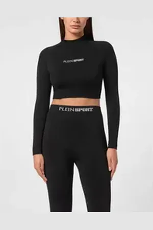 Philipp Plein Lauftop Sport Top schwarz M