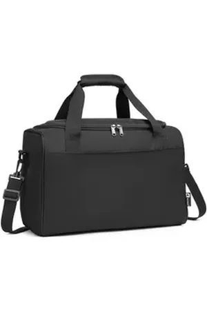Kono Sporttasche Ryanair 40x20x25 Handgepäck Tasche für Flugzeug Reisetasche schwarz