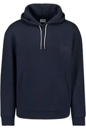 No Excess Hoodie mit Logo Stickerei blau XL