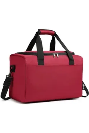 Kono Sporttasche Ryanair 40x20x25 Handgepäck Tasche für Flugzeug Reisetasche rot