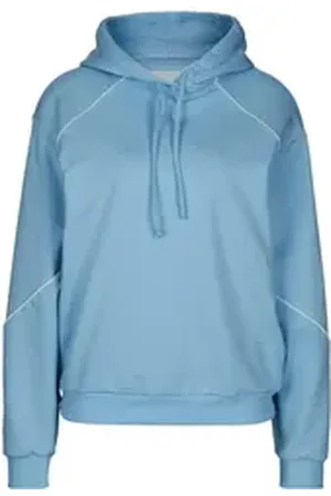 Calida Rundhalspullover Lounge Paisley Damen (1-tlg) blau S (40/42)