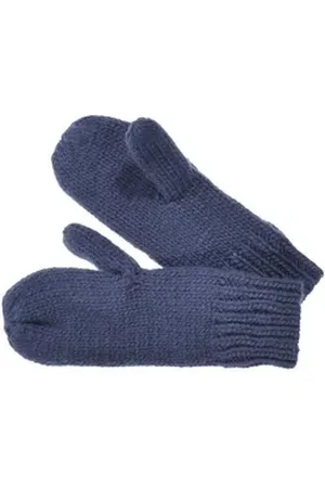 Seeberger Strickhandschuhe Strickfäustlinge mit Fleecefutter