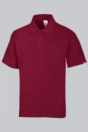 BP. Poloshirt anspruchsvolles Arbeits-, Berufs-Polo Shirt 1612-181 rot 3XL