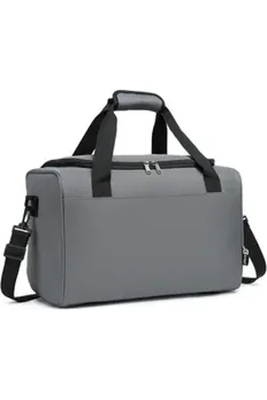 Kono Sporttasche Ryanair 40x20x25 Handgepäck Tasche für Flugzeug Reisetasche grau
