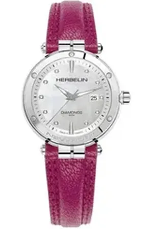 Michel Herbelin Quarzuhr Damenarmbanduhr Newport Edelstahl 14288AP89FU Quarz, (1-tlg)