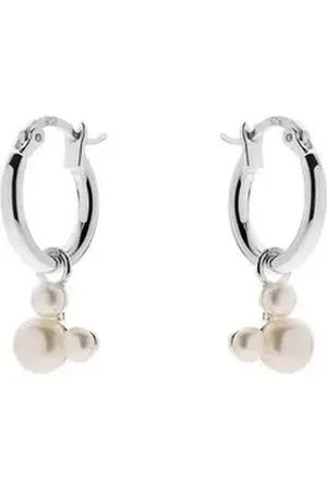 Disney Jewelry Fingerring Creolen Mickey Mouse (Set) weiß