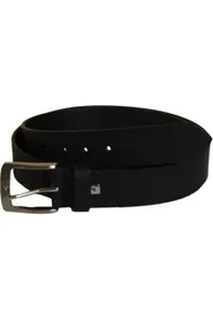 ABRAXAS Ledergürtel schwarz 155cm