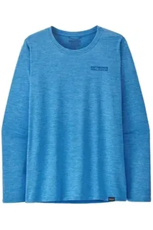 Patagonia Langarmshirt Ws L/S Cap Cool Daily Graphic Shirt Lands blau 42