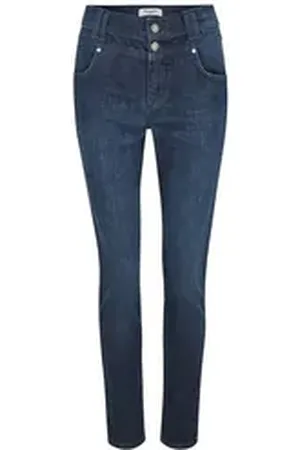 Angels Stretch-Jeans JEANS SKINNY BUTTON dark indigo used 346 1203.3158 - STRETCH blau 34 / L32