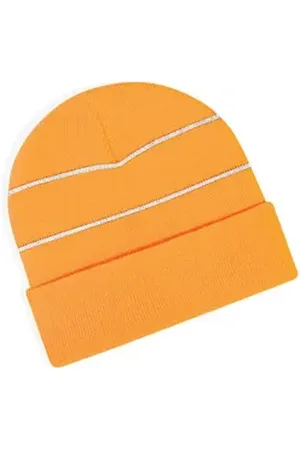 Beechfield ® Bommelmütze Enhanced-Viz Beanie Wintermütze