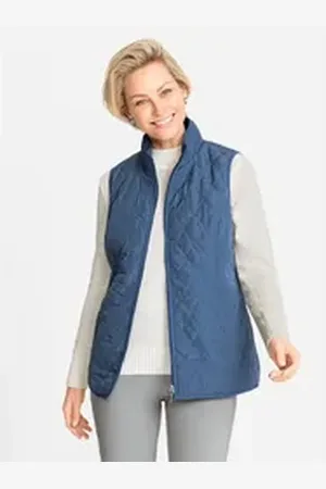 WITT WEIDEN Jerseyweste Steppweste blau 48
