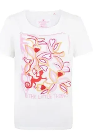 Lieblingsstück T-Shirt Damen T-Shirt mit Print (1-tlg) weiß XL