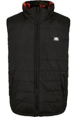 Southpole Jerseyweste Herren Reversible Bubble Vest (1-tlg) schwarz M