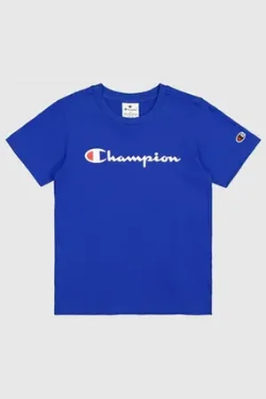 Champion T-Shirt für Kinder blau XL (164/170)