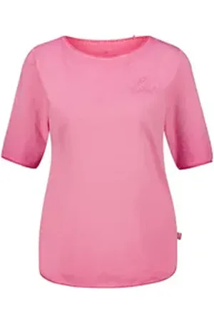 Lieblingsstück T-Shirt Damen T-Shirt mit gesticktem Love CANDICEEP (1-tlg) rosa XL
