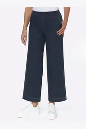 WITT WEIDEN Bequeme Jeans Jeans-Culotte blau 22