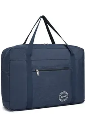 Kono Reisetasche Faltbar Damen Handgepäck Tasche Wasserdicht blau