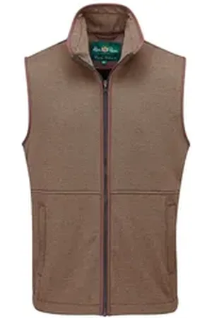 Alan Paine Fleeceweste Fleeceweste Aylsham braun XXL