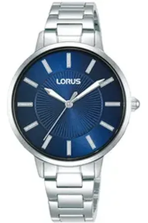 Lorus Quarzuhr RG213VX9, Armbanduhr, Damenuhr, Glitzer, Edelstahlarmband silberfarben