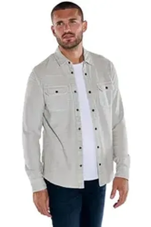 EMILIO ADANI Langarm-Poloshirt Langarm-Shirt slim fit grau XL