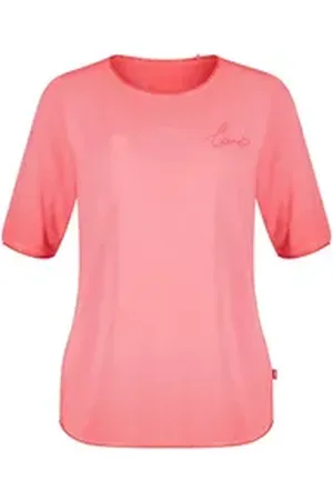 Lieblingsstück T-Shirt Damen T-Shirt mit gesticktem Love CANDICEEP (1-tlg) rot M