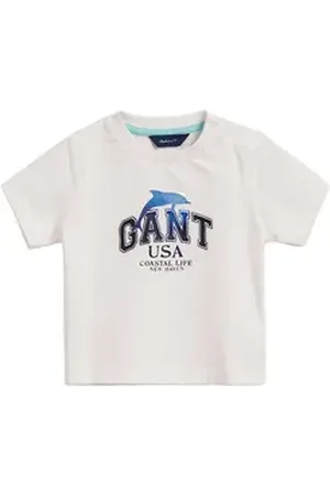 GANT T-Shirt 505175 Kinder T-Shirt Dolphin Print SS T-Shirt 86