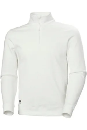 Helly Hansen Rundhalspullover Classic Half Zip Sweatshirt weiß 3XL