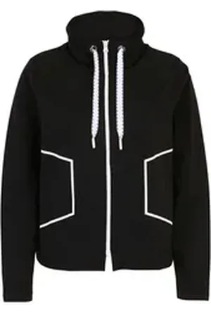 Doris Streich Sweatjacke mit Stehkragen schwarz 46