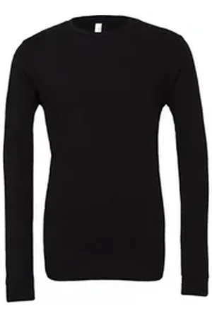 Bella + Canvas Langarmshirt Herren Jersey Long Sleeve Tee,ringgesponnene Baumwolle XL