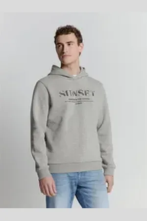 No Excess Hoodie Kapuzenpullover Sweater Hooded grau L