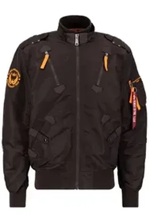 Alpha Industries Bomberjacke Men - Bomber Jackets Falcon II braun 2 XL