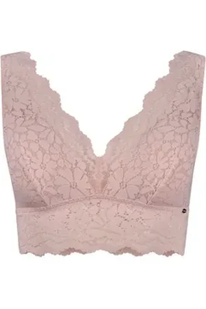Skiny Bustier Damen Bustier mit herausnehmbare Pads Wonderfulace (Stück, 1-tlg) Unterbrustband rosa 40