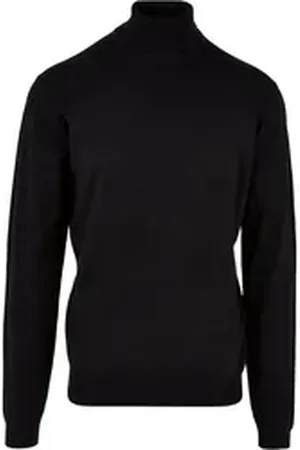 Urban classics Rundhalspullover Herren Knitted Turtleneck Sweater (1-tlg) schwarz S
